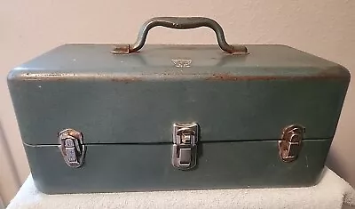 Vintage Green My Buddy Metal Tackle Box • $18.50