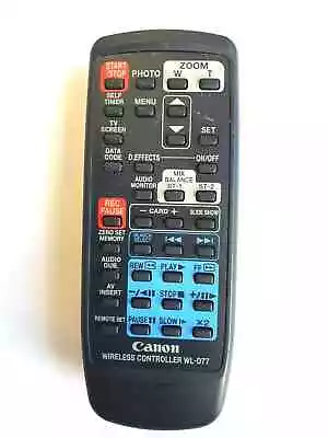 Genuine Canon WL-D77 Digital Video Camcorder Remote For XM2 MV5i-MC MV6i-MC • £4.99