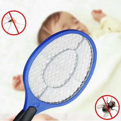 £5.95 • Buy Electric Zapper Bug Bat Fly Mosquito Insect Killer Trap Swat Swatter Racket New