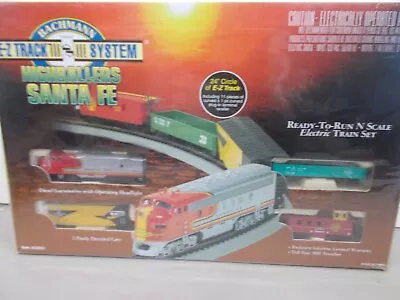 Bachmann~highballers Santa Fe Train Set~ Loco & 3 Cars-track-controller~n Scale • $169.40