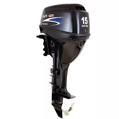 $3985 • Buy 15HP PARSUN OUTBOARD MOTOR Short Shaft, 4-Stroke, Electric Start, Forward Steer 