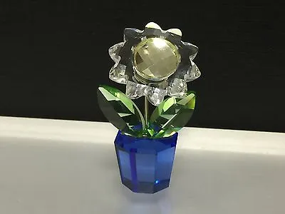 $47.21 • Buy SWAROVSKI Figurine Flower, Flowerpot 1 7/8in (((Top Condition)))