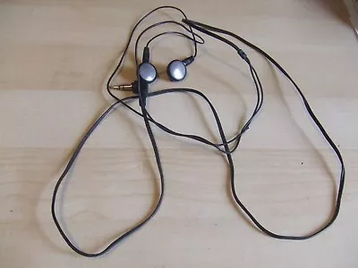 Vintage Retro Panasonic In Ear Earbud Earphones In Black For CD Cassette Player • £19.50