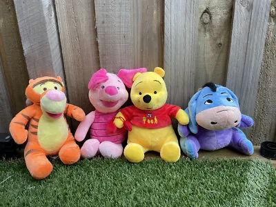 Winnie The Pooh & Friends Tigger Eeyore Piglet Plush Doll Soft Bear Stuffed Toy • $22.95