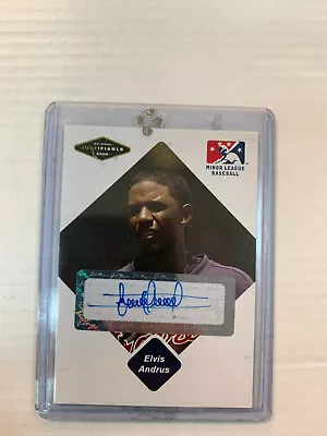 Elvis Andrus 2005 Just Minors Auto Card #1 • $10