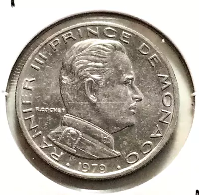 1979  Monaco   1  Franc Coin - KM#140 - Combined Shipping  (INV#8437) • $3.95