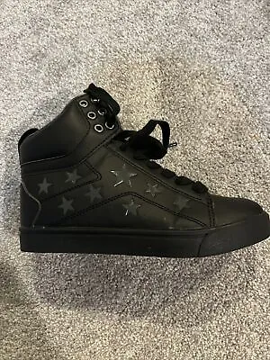 Pastry Pop Tart Star Adult Women's Sneaker In Black Hip Hop Dance Size 5 • $30