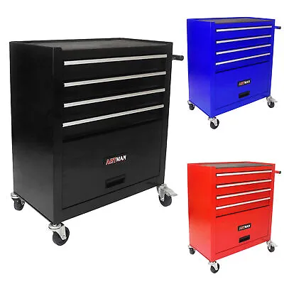 4 Drawers Rolling Tool Chest With Wheels Rolling Tool Cart Storage Cabinet Box • $186.39