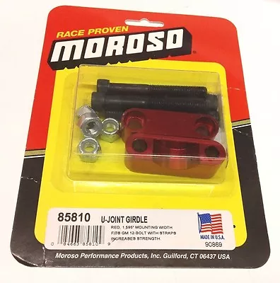 Moroso 85810 U-Joint Girdles-1.595  Width-Fits 1965-1982 GM 12 Bolt With Straps • $45.99