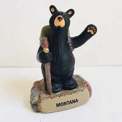 $19.95 • Buy Bearfoots By Jeff Fleming Black Bear Hiking Figurine MONTANA T-93