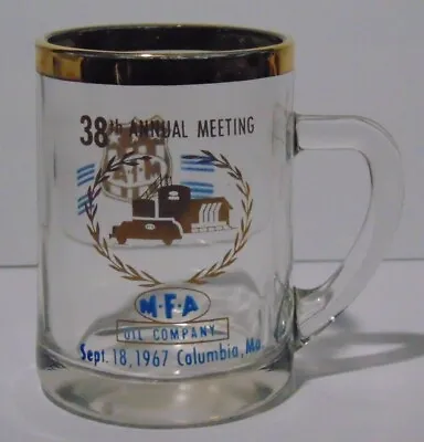 1967 Missouri Farmers Association Vintage MFA Oil Mug Car Farm Columbia Missouri • $20.99