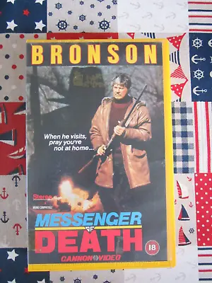 Messenger Of Death 1988 Filom Starring Charles Bronson Ex Rental Big Box Vhs • $12.45