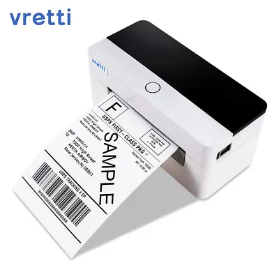 £68.20 • Buy VRETTI Thermal Shipping Label Printer Desktop USB 4X6 For Royal Mail Evri UPS