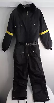 Vintage Snow Suit Snowmobile Suit Grantsport Grant Sport Size Large 1 Piece Belt • $78.78