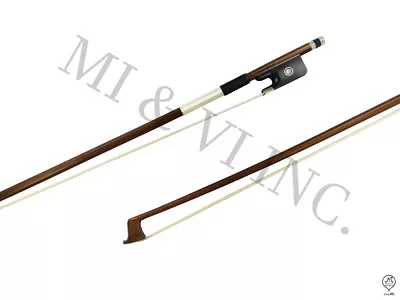 MI&VI Basic Brazilwood Viola Bow Ebony Frog 4/4 - Octagonal Silver Nickl Stick • $32.99