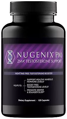 PM ZMA - Nighttime Free Testosterone Booster And Sleep Support 120 Count • $51.11