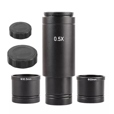0.5X Focusable-Stereo Microscope Adapter Trinocular Reduce Lens Camera Adapter • £18.72