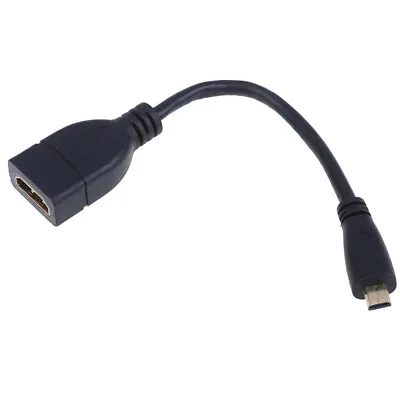 Micro HDMI To HDMI Male To Female Adapter Cable Connector For HDTV Type D H^~b$ • $2.39