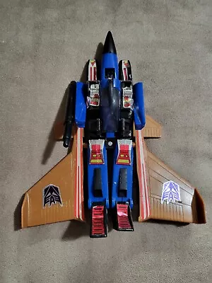 Vintage Transformers G1 Decepticon Seeker Jet DIRGE Hasbro Wings And Missile  • $35.99