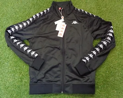 Kappa 222 Banda Anniston Slim Tracksuit Jacket Youth 15-16yrs- Black Brand New • $49.99