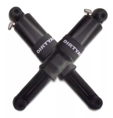$699.99 • Buy Dirty Air Black Rear Aluminum Air Ride Shocks Suspension Pair Harley V-Rod 01-20