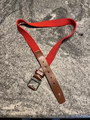 Men's Red Lacoste Stretch Belt • $15