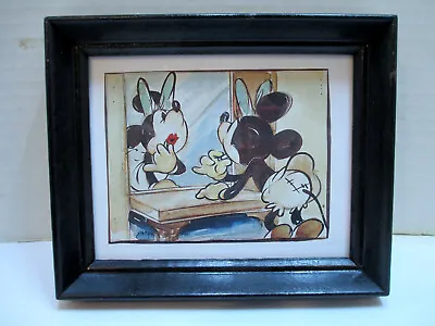 Disney Sketch Of Minnie Mouse Lipstick Mickey's Surprise Party 1939 Scene 12 • $0.99