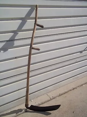 Vintage Scythe / Sickle Hay Grain  Farm Tool • $63