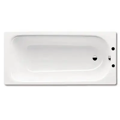 Kaldewei  Eurowa Steel Bath With Legs  All Sizes With 2 Tap Holes - Straight • £179