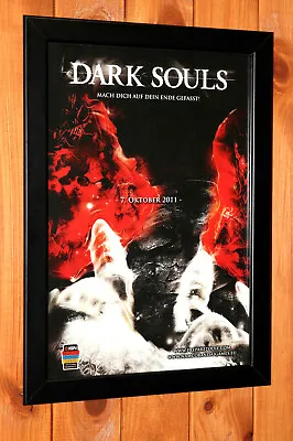 Dark Souls PlayStation 3 ‎Xbox 360‎ Old Promo Poster / Ad Page Framed • $53.61