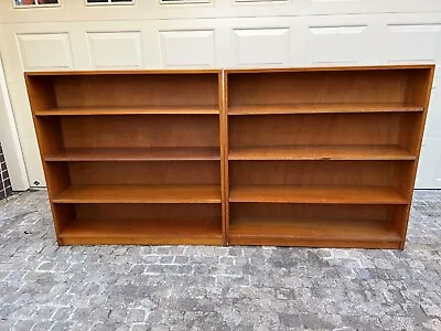 $525 • Buy Pair Of Maple Bookshelves C.1960  (2)