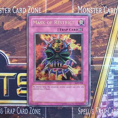 1x Mask Of Restrict - Ultra Rare - LON-018 - Unlimited - MP • $10.90