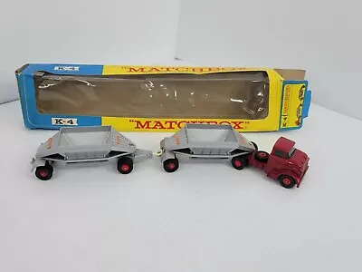 1964 Lesney MATCHBOX King-Size 'FRUEHAUF HOPPER TRAIN'---K4----see Photos & More • $99.95