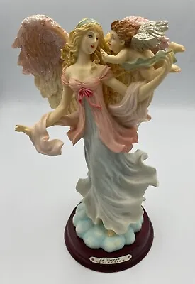 La Verona Collection Angel With Cherub Christian Figurine Statue • $48.99