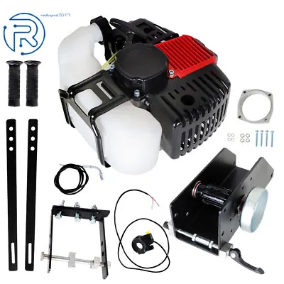 43cc 2-Stroke Bike Motorized Engine For Bicycle Rear Friction Gasoline Engine • $116.99