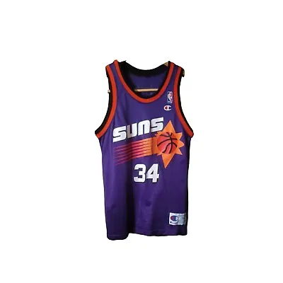 $32.99 • Buy Vintage Champion Charles Barkley Phoenix Suns Jersey #34 Size 36