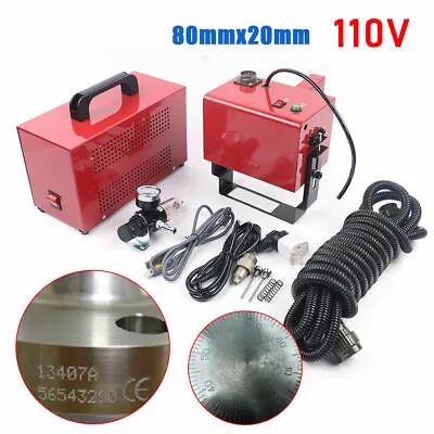 Pneumatic Portable Dot Peen Marking Engraving Machine For VIN Code Number Metal • $582.30