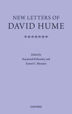 New Letters Of David Hume Paperback By Klibansky Raymond (EDT); Mossner Er... • $52.34