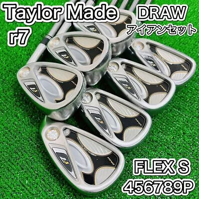 Iron Golf Club Iron 7 Pieces Set TaylorMade R7 DRAW Beginner Ryohin • $383.84