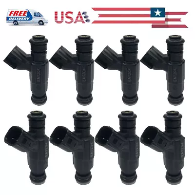 $47.21 • Buy Set Of 8 OE Fuel Injectors 0280158049 For GM LS2 6.0L Pontiac GTO Corvette CTS