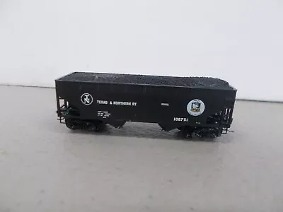 Texas & Northern Railway 2-bay Hopper Car # 108751 W/ Micro Trucks~ N Scale • $14