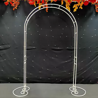 7.5Ft Lightweight Metal Arch Wedding Garden Bridal Party Arbor Arches Prom Decor • $34.20