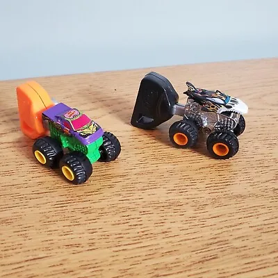 Hot Wheels Mini Monster Truck Monster Jam Trucks With Launchers Metal Dicast • $17.50