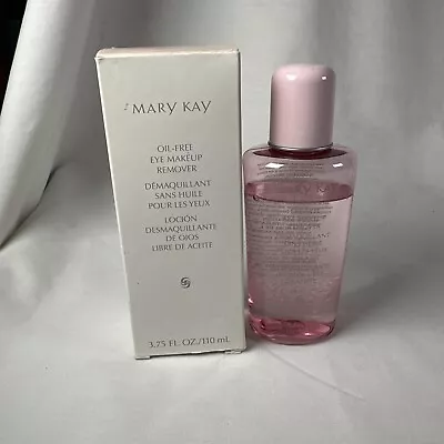 Mary Kay OIL FREE EYE MAKEUP REMOVER 3.75oz Dry To Oily Skin Types 089100 • $19.99