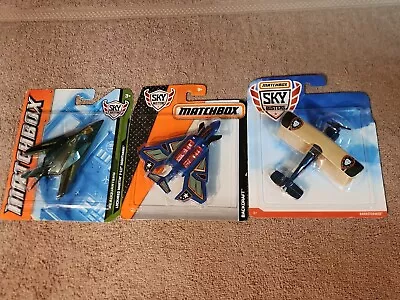 Matchbox Sky Busters Set 3-f-117 Nighthawk-backdraft-barnstormer  2012-2015-2018 • $10