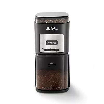 Mr. Coffee 2141812 Automatic 12 Cup Burr Mill Coffee Grinder With 12 Custom G... • $35.97