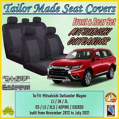 $148.94 • Buy Tailor Made Seat Covers For Mitsubishi Outlander 5 ZJ/ZK/ZL: 11/2012 To 07/2021