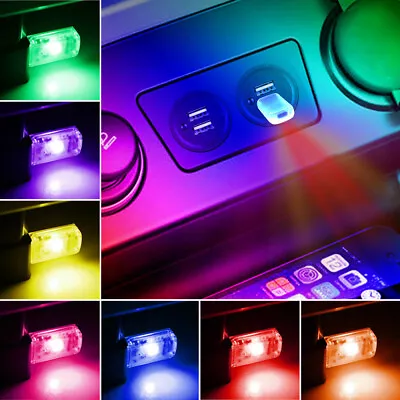 1× USB LED Car Neon Atmosphere Ambient Light Bright Lamp Interior Accessories • $2.86