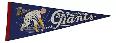 Vintage 1958 San Francisco Giants 30  Pennant Rare • $375