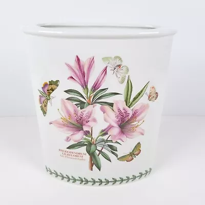 Portmeirion Botanic Garden Large Flat Vase Pink Lily Azalea 23cm Ceramic England • £20.71